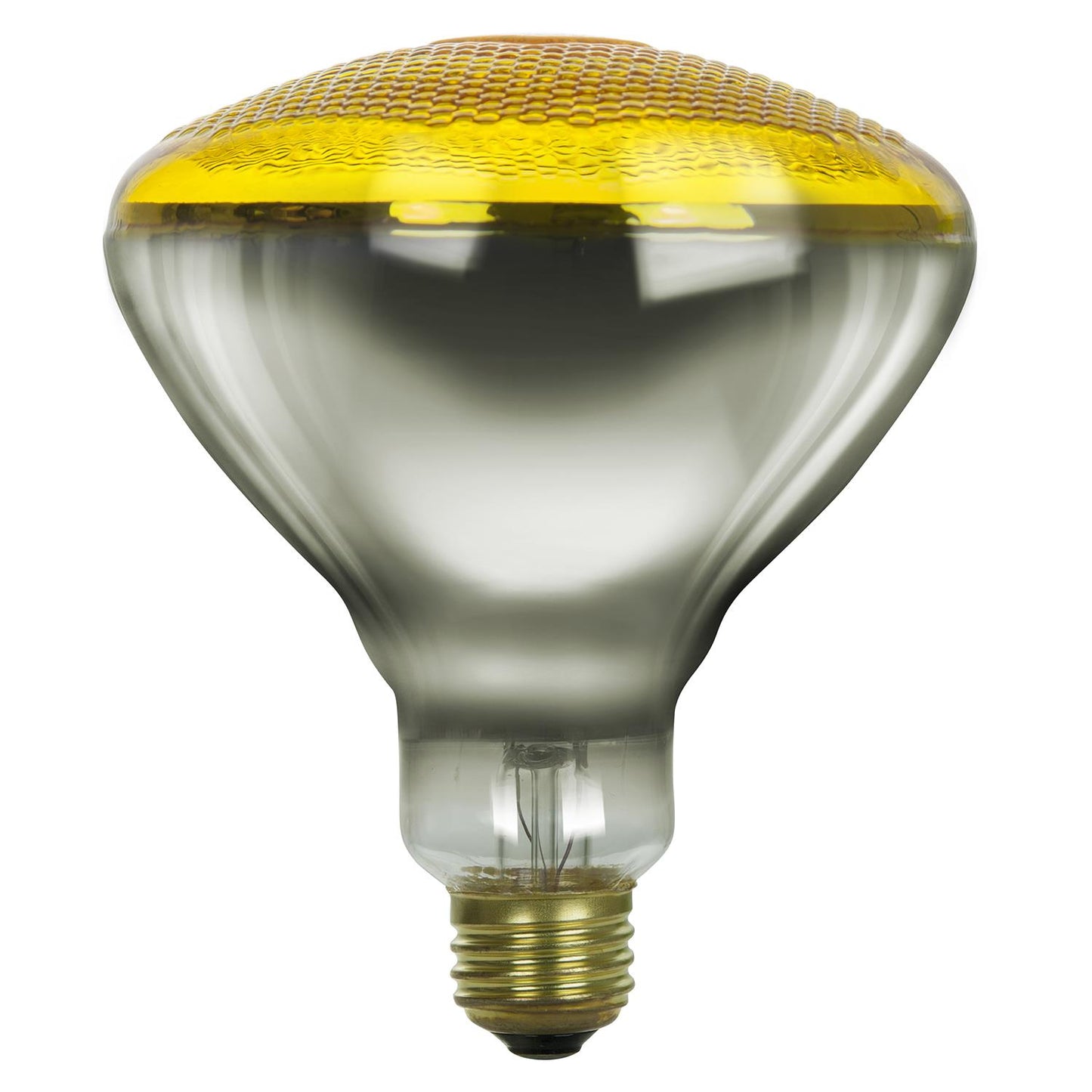 Sunlite 100 Watt BR38 Reflector, Medium Base, Prismatic Yellow