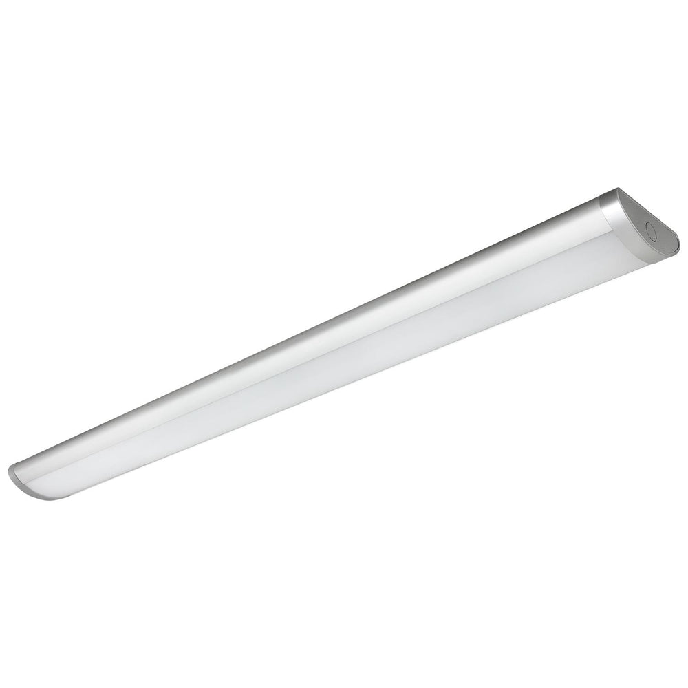 Sunlite 85286-SU LED 4 Foot Linear Light Fixture, 35 Watts, Silver Gray Finish, 3850 Lumens, 50,000 Hour Life Span, UL Listed, 30K- Warm White
