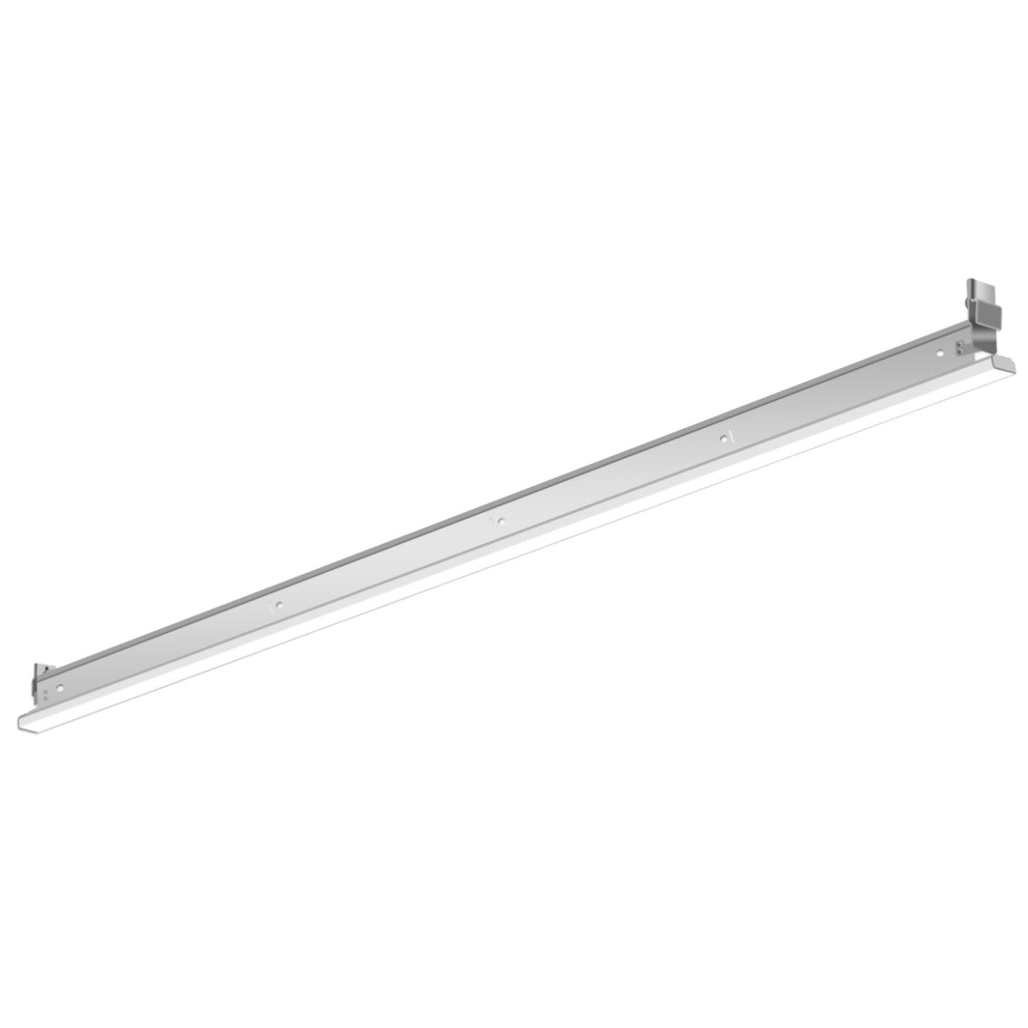 Sunlite 4' Foot Rectangle LED T-Grid Fixture, 3500K - Neutral White, Matte Silver Finish