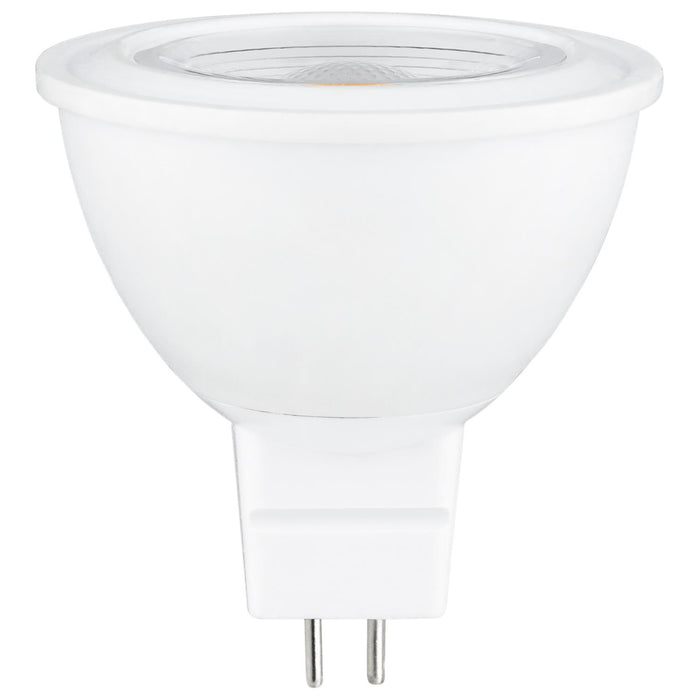MR16 LED Bulb, 120 Volt, 5 Watt, 3000K Warm White, 450 Lumens, 80 CRI, GU5.3 Base, 30,000 Hour Long 50W Equal, Energy Saving — Bulb