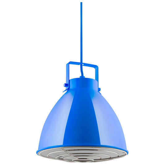 Sunlite CF/PD/Z/B Blue Zed Residential Ceiling Pendant Light Fixtures With Medium (E26) Base