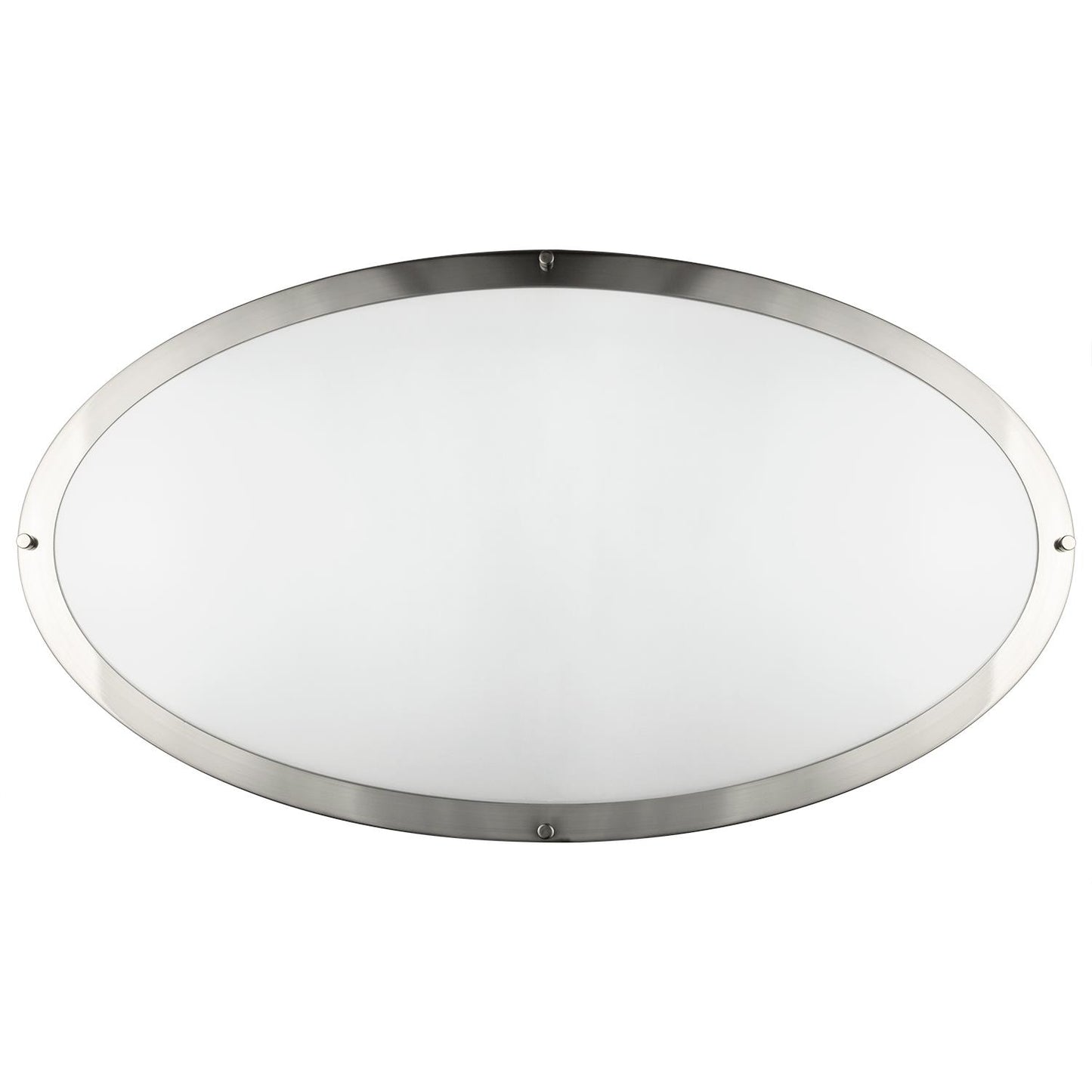 Sunlite 49097-SU LED 32-Inch Oval Flush Mount Ceiling Light Fixture, 40K - Cool White, Dimmable, Energy Star, 2650 Lumens, 35 Watts, Brushed Nickel