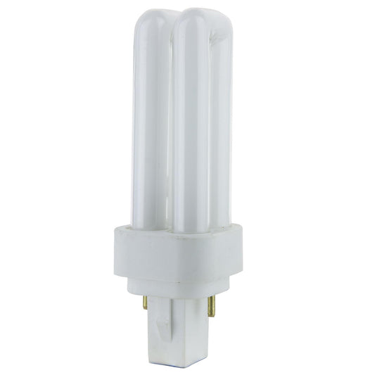 Sunlite 9 Watt PLD 2-Pin Double U-Shaped Twin Tube, G23-2 Base, Warm White